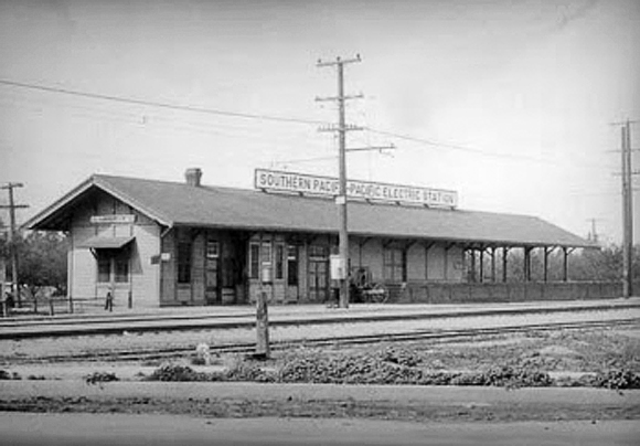 Southern Pacific / Pacific Electric Depot, Lankershim, 1893