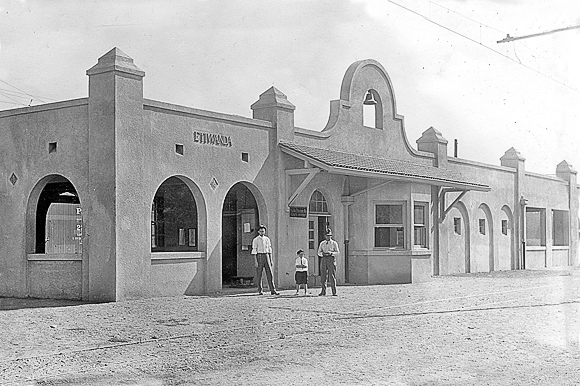 Pacific Electric Depot, Etiwanda, 1914
